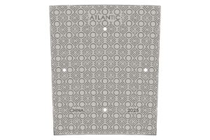25” Radius Detectable Plate